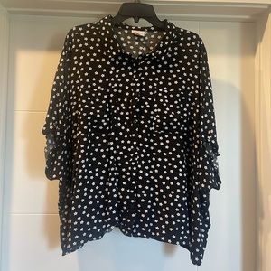 Lularoe Cropped Button Down 3x